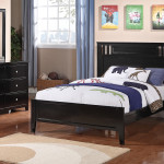 Bedroom Set, Black Finish F9046