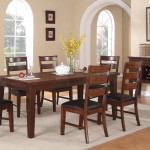 7 pc Dining set Walnut Finish F2207-1283