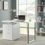 Writing Desk, White Finish 800325