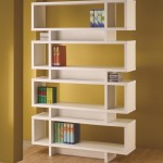 Bookcase White Finish 800308
