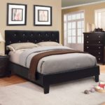 Velen Collection Platform Bed, Black Color CM7949