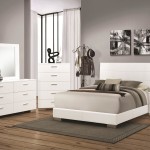 Felicity Collection Bedroom Set, White Finish 203501