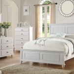 Bedroom Set White Finish F9270