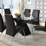 7pc Dining set Wailoa Collection Black Finish CM8370FA