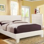 Winn Park Collection Platform Bed, White Color CM7008