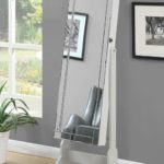 Jewelry Cheval Mirror Dove Grey Finish, 901866