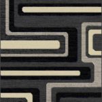 Lifestyle Collection Modern Design Gray Color Rug 5x7 # 1000