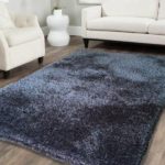 Shaggy Viscose Rug Solid Grey