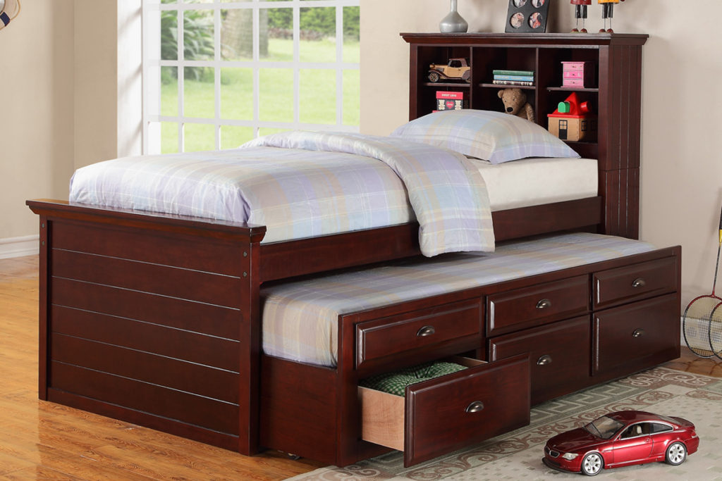 caswell cabin bed with mattress and drawer