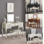 Vanity Set with Mirror & Stool, Choose your Favorite Color!