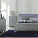 Allura Collection Bedroom Set Silver Finish 1916HE