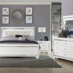 Allura Collection Bedroom Set White Finish 1916HE