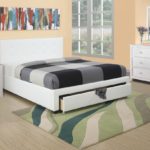 Bedroom Set, White Finish F9314