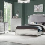 Maverick Collection Bedroom Set, Platinum Finish