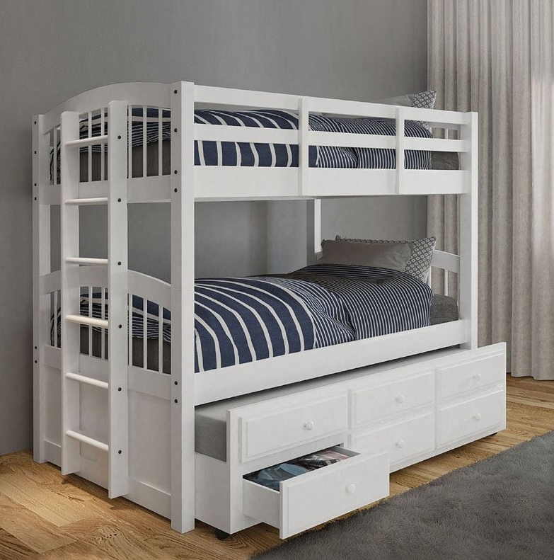 bunk bed with drawers