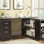 Yvette Collection Desk Cappuccino Finish 800517