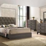 Bedroom Set, Gray Finish F9560