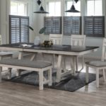 Maribelle Collection Dining Set, Chalk Gray Finish  2158CM