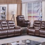 Premium Leather Air Living Room, Brown Color SF1350