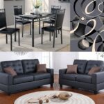 8pc Package Dining and Living Set