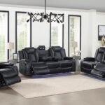 Orion Black Reclining Living U1769NC