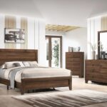 Millie Cherry Brown Bedroom Set B9250