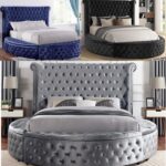 Sansom Tufted Round Platform Bed