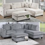 3-Piece Sectional Set, Two Colors to Choose From